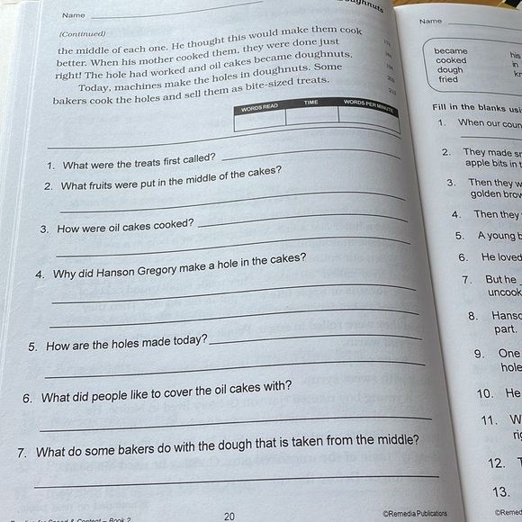 Reading For Speed & Content Grade Level 3-4 and 4-5 (2 Books) - Picture 5 of 15